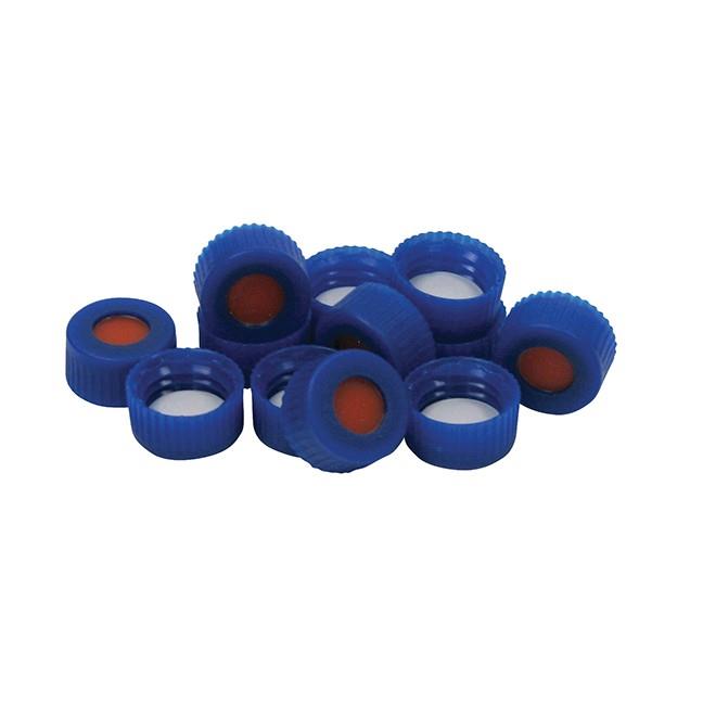 Chromatography Research Supplies Pre-Stuffed Cap for Robotic Arm Vial PTFE/Silicone Rubber (100/pk)